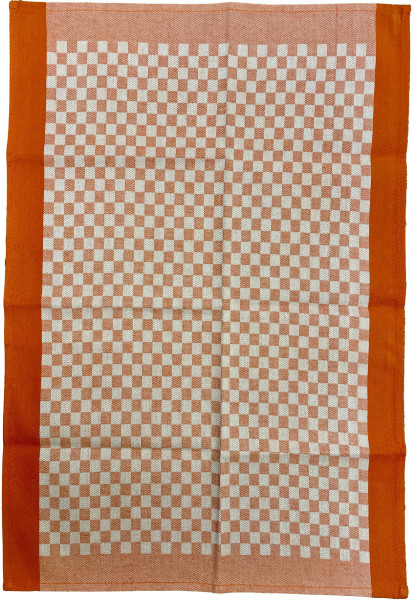 Geschirrtuch GEBILD in orange aus Baumwolle