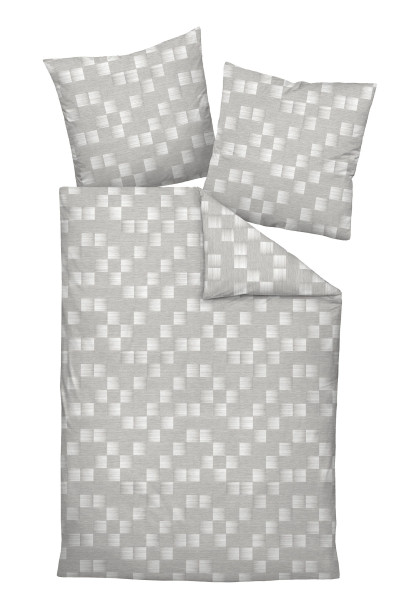 Bettwäsche MILANO Mako-Satin in mehrfarbig aus Baumwolle