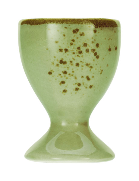 Eierbecher NATURE COLLECTION in grün aus Steinzeug