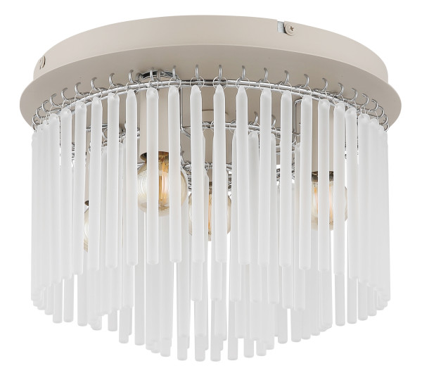 Deckenleuchte GORLEY in sand aus Metall