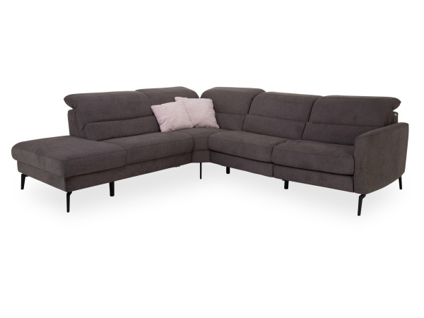Polsterecke MONDO MIMAS in slate aus Leder