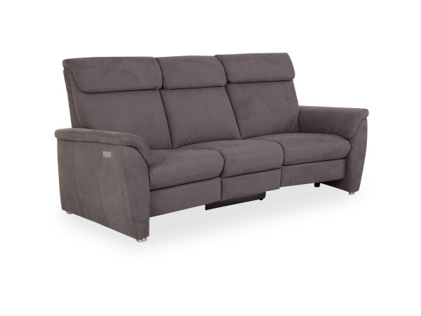 Trapezsofa vito VOLLEY in fango aus Stoff