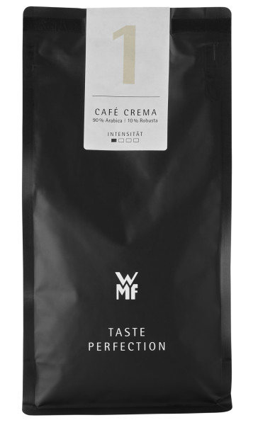 Cafe Crema PREMIUM MILD 1 in schwarz aus 100 % Naturmaterial