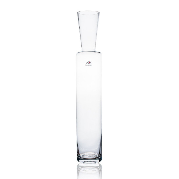 Vase PIPE in klar aus Glas