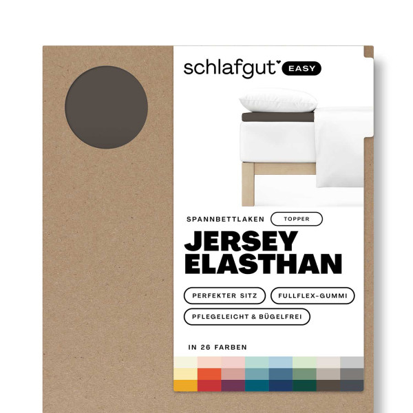 Topperbezug EASY Jersey in sand aus Mischgewebe