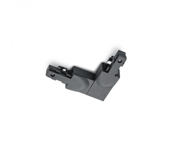 L-Verbinder DUOLINE in schwarz aus Kunststoff