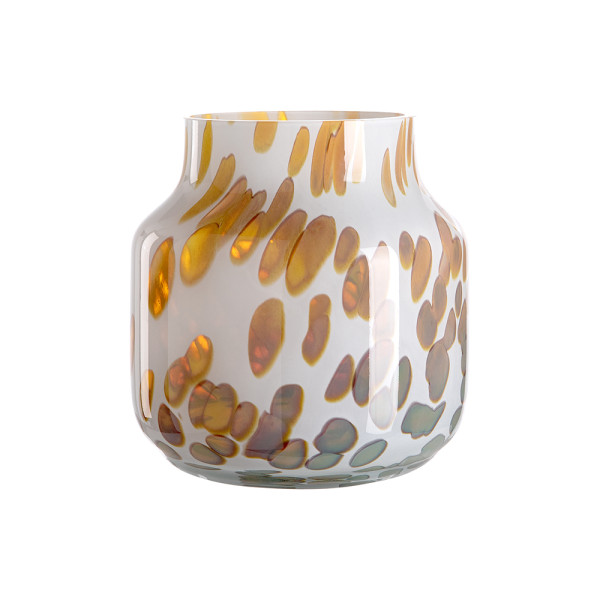 Windlicht DANKA in braun aus Glas