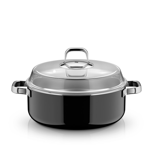 Kochtopf WMF FUSIONTEC in schwarz aus Metall