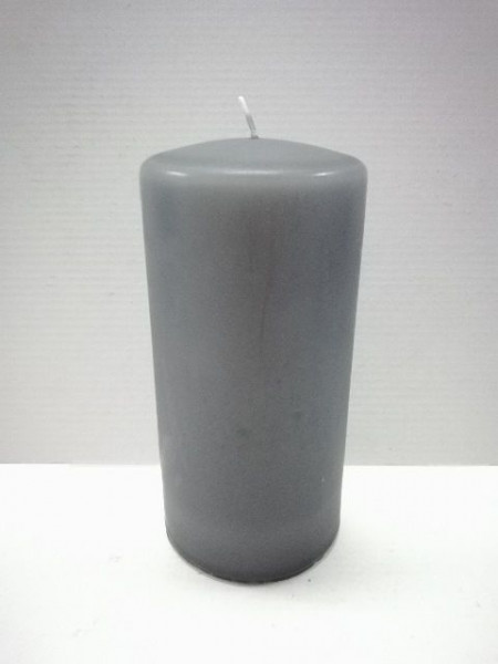 Kerze BASIC grau