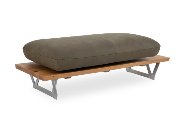 Hocker KOINOR MARILYN in omega aus Leder