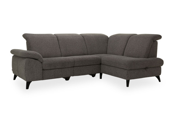 Polsterecke vito Serenity in grau aus Stoff
