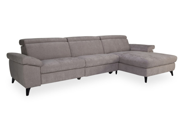 Polsterecke vito TONGA in taupe aus Stoff