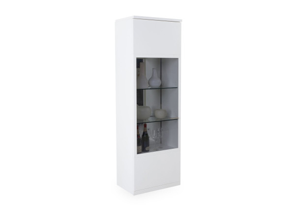 Vitrine MONDO ARTIST in weiß aus Lack