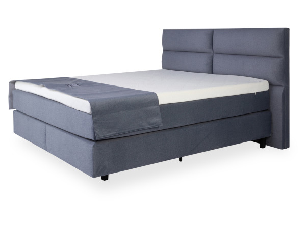 Boxspringbett Rolf Weber JENA in jeans aus Stoff