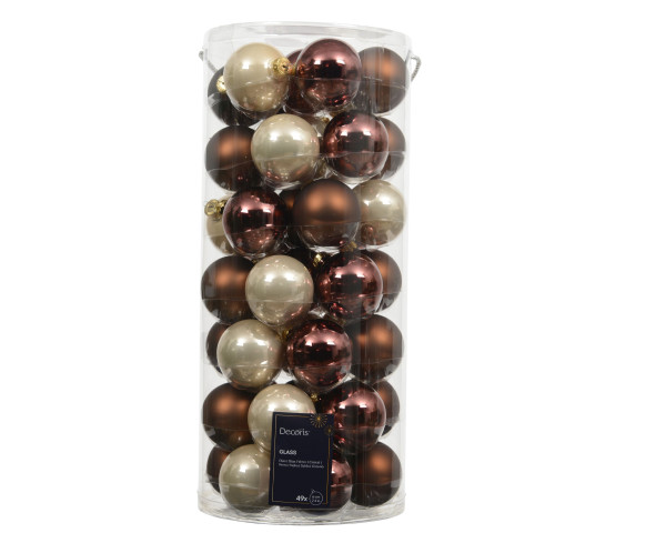 Weihnachtskugel-Box BIG ALL THAT JAZZ in braun aus Glas
