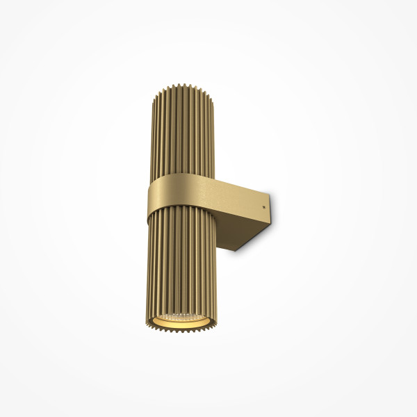 Wandleuchte DYNAMICS in goldfarben aus Aluminium