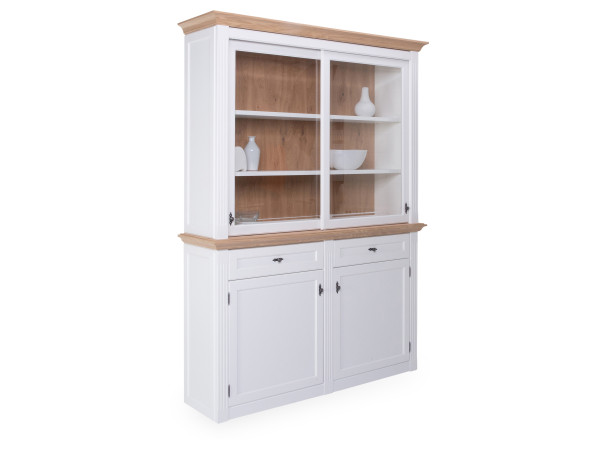 Vitrine WEHRSDORFER MAISONETTE in weiß aus Lack