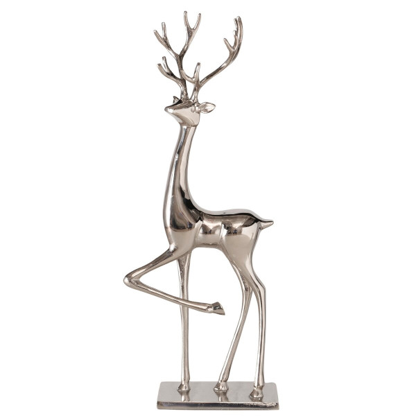 Hirsch DORIN in silberfarben aus Aluminium