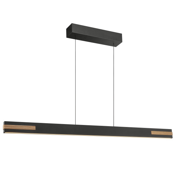 Pendelleuchte STREAMLINE in schwarz aus Aluminium