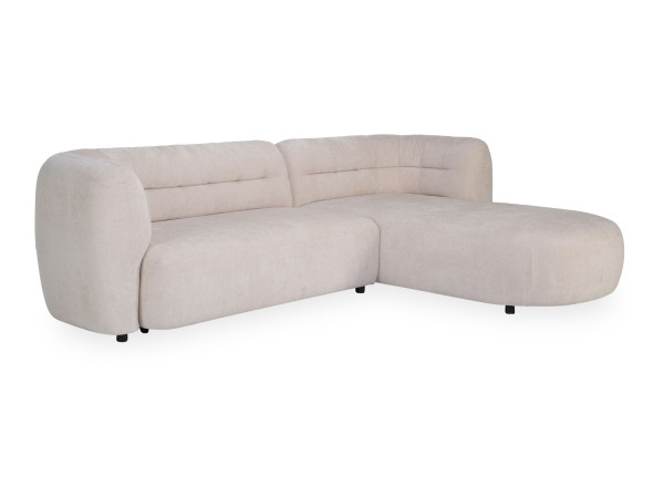 Polsterecke MOUTIQUE ROSE in natur aus Stoff