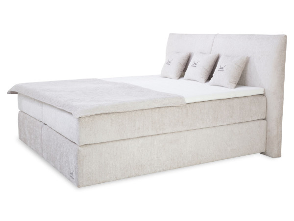 Boxspringbett SANSIBAR VIBORG in 3547 pale aus Stoff
