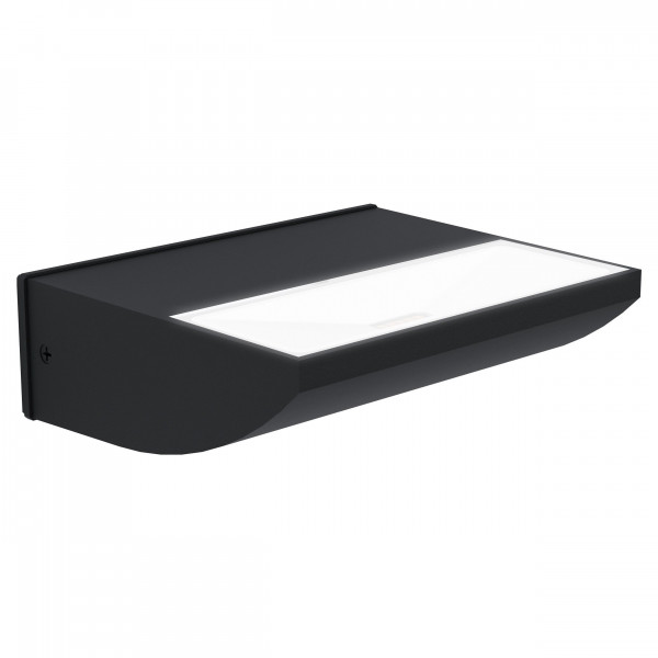 Wandleuchte SORRONARO in schwarz aus Kunststoff