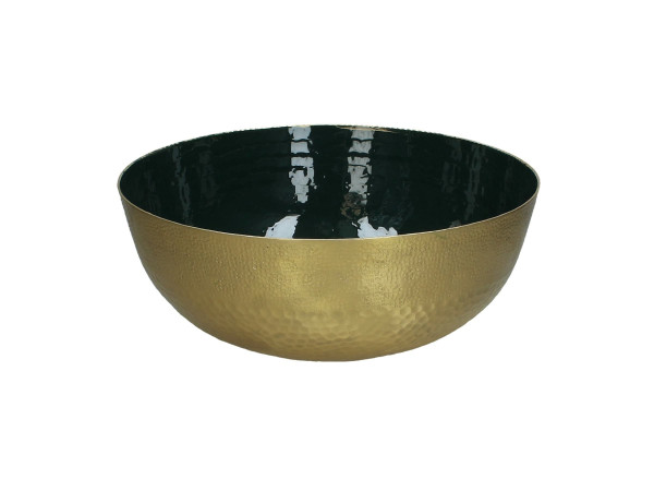 Schale gold/grün (DH 34x14 cm)