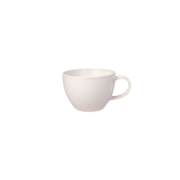 Kaffeeobertasse CRAFTED COTTON in weiß aus Bone China