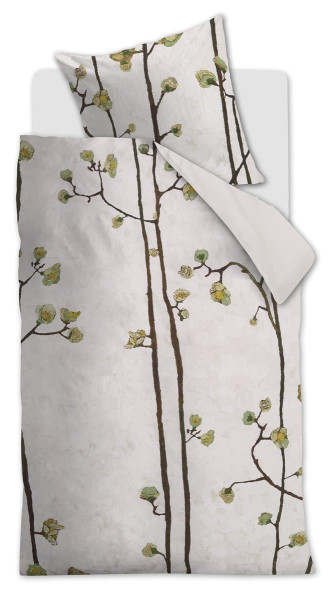 Bettwäsche PLUM BLOSSOMS Satin aus Baumwolle