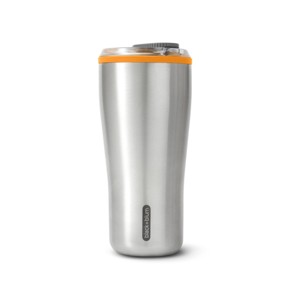 Isolierbecher BLACK+BLUM TRAVEL TUMBLER in orange aus Edelstahl