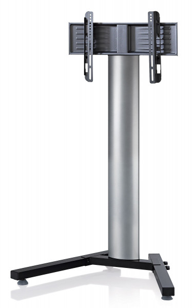 TV-Standfuß Stadino Mini in silberfarben aus Aluminium