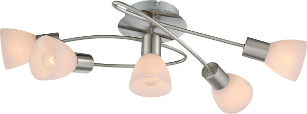 Deckenleuchte PANNA in Nickel aus Nickel