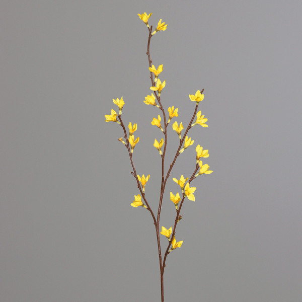 Kunstblume FORSYTHIE in gelb aus Kunststoff