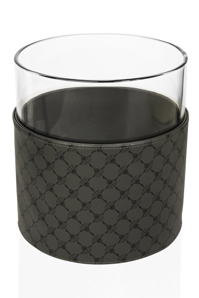 Vase S JOOP! CORNFLOWER in anthrazit aus Kunstleder