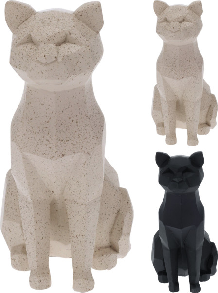 Katze GEOMETRISCH aus Kunststoff