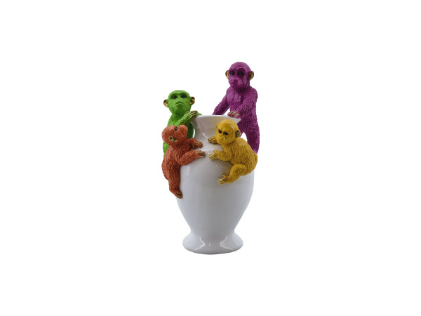 Vase Affen