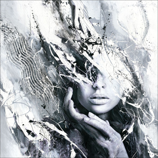 BLACK & WHITE II (LB 100x100 cm)