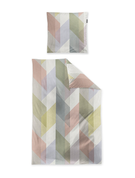 Bettwäsche WAVE Satin aus Baumwolle