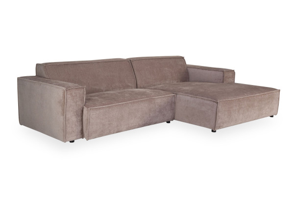 Polsterecke CROSSWELL in taupe aus Stoff