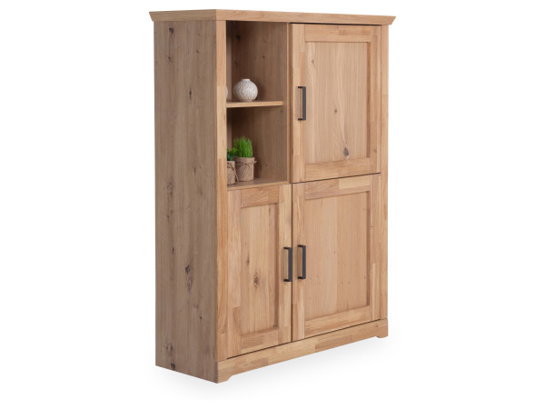 Highboard HARPER ITHACA in Asteiche aus Massivholz