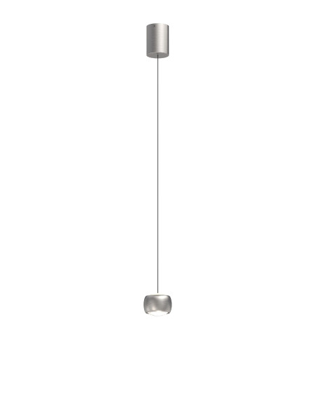 Pendelleuchte QUIBERON in Nickel aus Metall