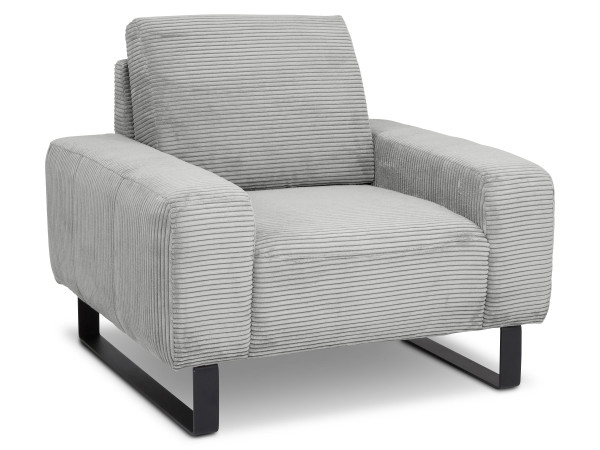 Sessel IMANI in 86 hellgrau aus Stoff