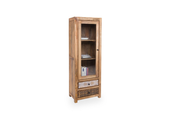 Vitrine ANIMATE in mango aus Holz