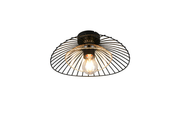 Deckenleuchte LAURIS in schwarz aus Metall