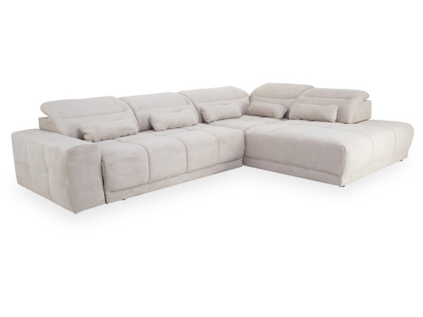 Polsterecke HARPER INDIANAPOLIS in taupe aus Stoff