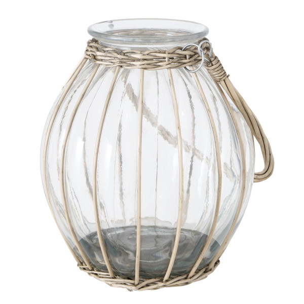Windlicht VIANO in klar aus Glas