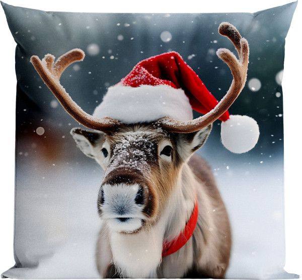 Kissenhülle WINTER MOOSE