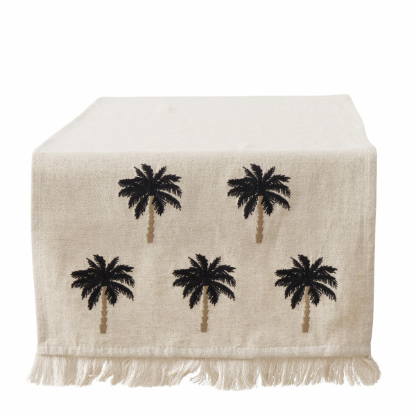 Tischläufer PALMY in mehrfarbig aus Materialmix