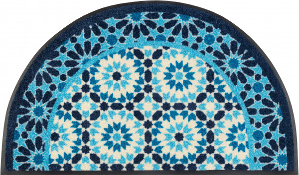 Fußmatte ROUND ORIENTAL in mehrfarbig aus Polyamid