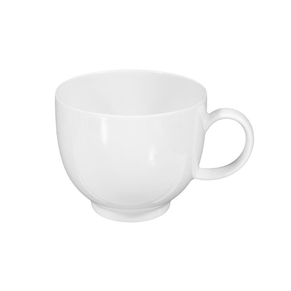 Kaffeeobertasse LIDO in weiß aus Porzellan